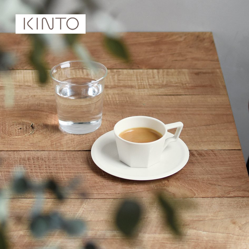 日本Kinto｜OCT系列设计师款陶瓷杯碟套装咖啡杯马克杯浓缩杯 餐饮具 咖啡杯 原图主图