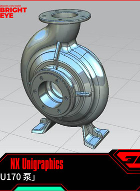 泵ug模型库NX三维prt装配结构零件stp建模标准件片体图纸造型画图