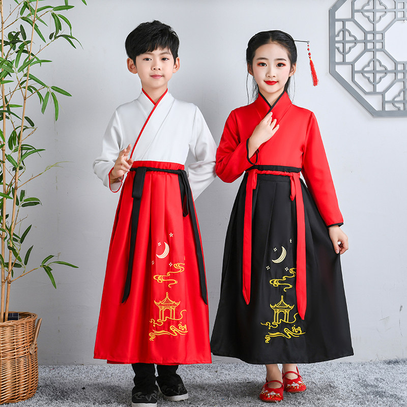 男女童古装汉服国学服演中华孝道