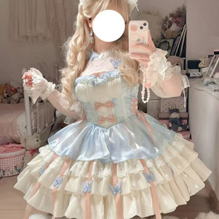 爱神之约Lolita花嫁洛丽塔芭蕾风公主成人礼生日礼蓬蓬短裙cos