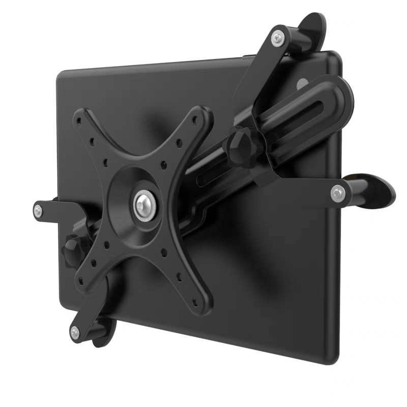 适用华为平板电脑挂墙支架苹果IPAD通用展示架夹7-12寸平板VESA孔