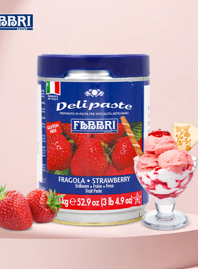 FABBRI法布芮草莓调味酱1.5kg冰淇淋蛋糕手工冰激凌慕斯甜品果酱