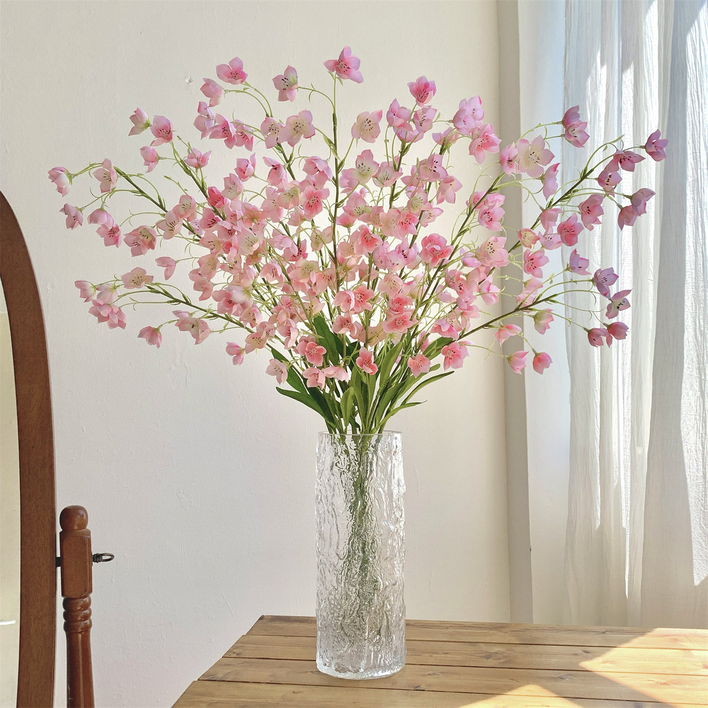 铃兰花仿真花客厅轻奢高端装饰花艺插花艺摆件餐桌假花摆设花束