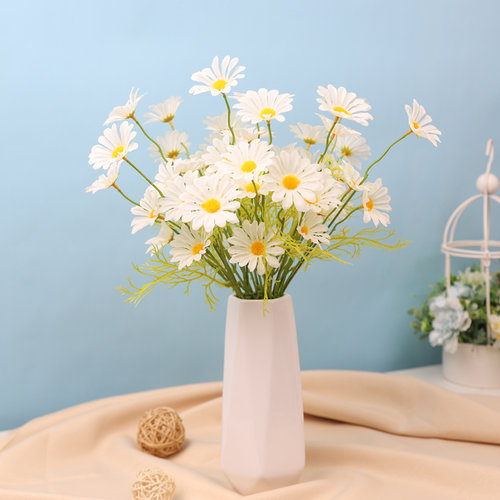 清新客厅仿真花洋甘菊假花花艺
