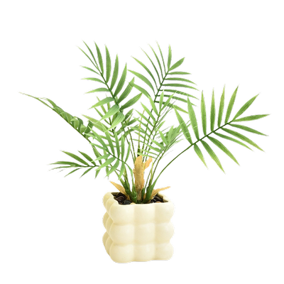 奶油风仿真绿植假植物仿生花客厅餐桌桌面装饰摆设小盆栽假花摆件