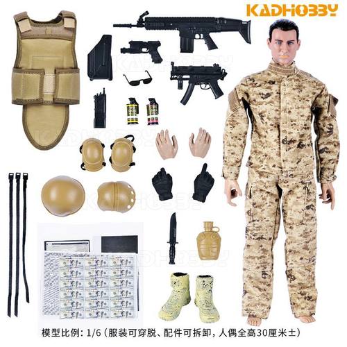 16兵人玩偶关节可动30厘米模型