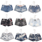 显瘦牛仔裤 ZM古着Vintage复古辣妹短裤 修身 设计感百搭女夏季 美式