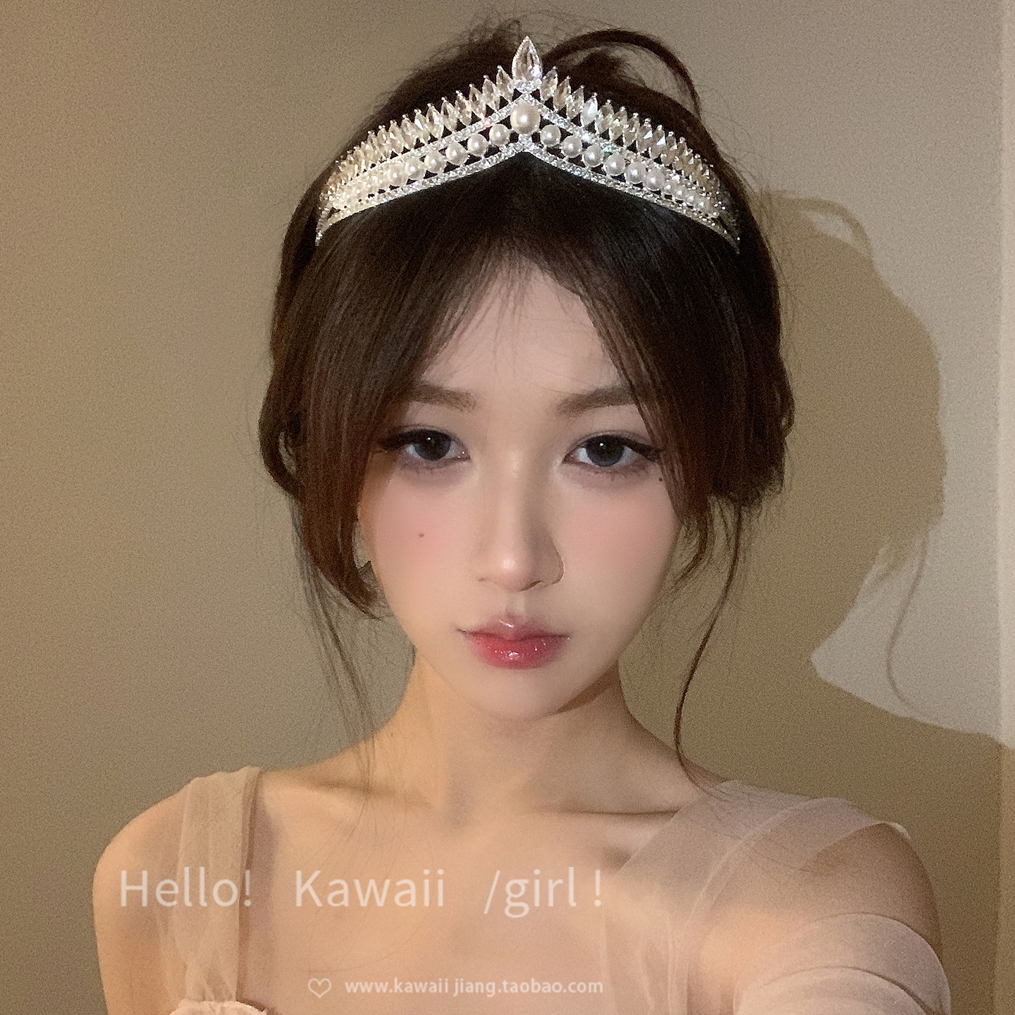 公主王冠十八岁成人礼皇冠轻奢矜贵超闪贵气新娘婚纱礼服发饰头饰