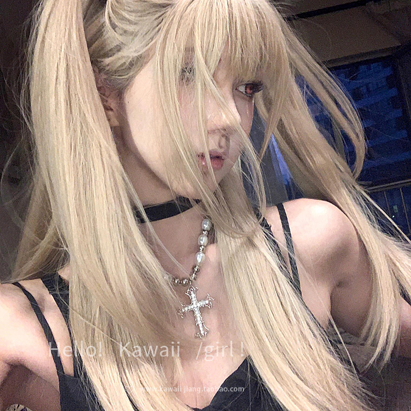 重工复古十字架珍珠项链