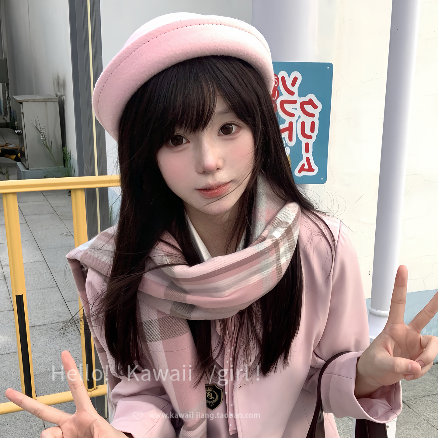 日系jk学院风制服圆顶帽