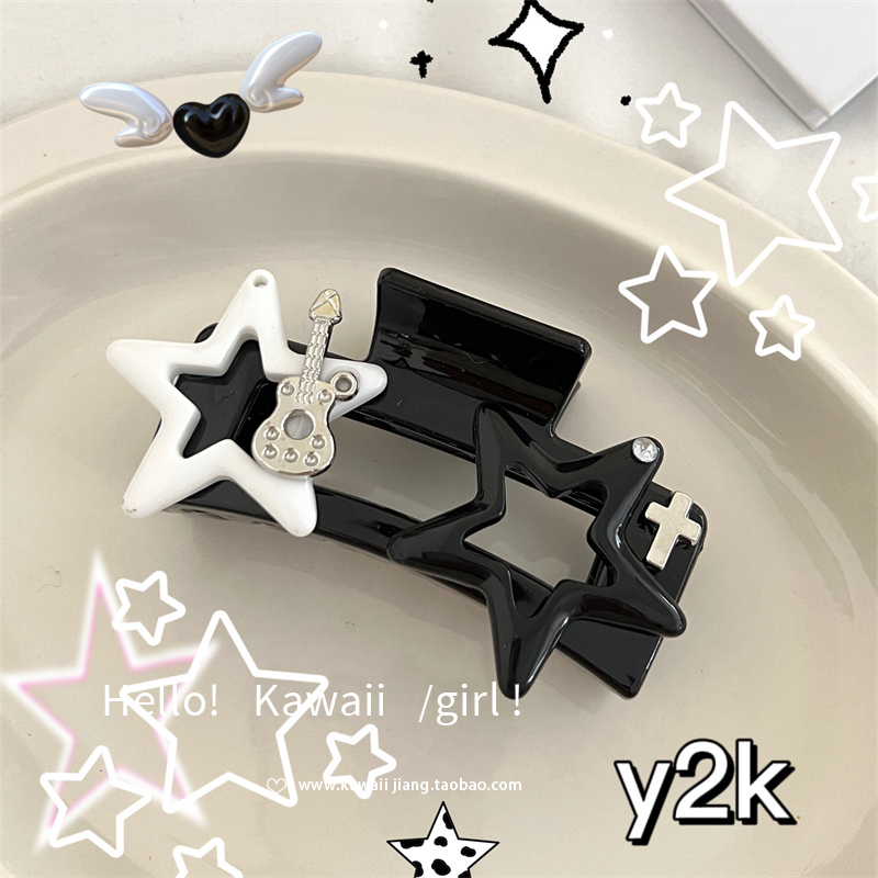 kawaii酱星星抓夹朋克y2k