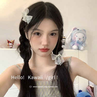 kawaii酱芭蕾风丝带发夹