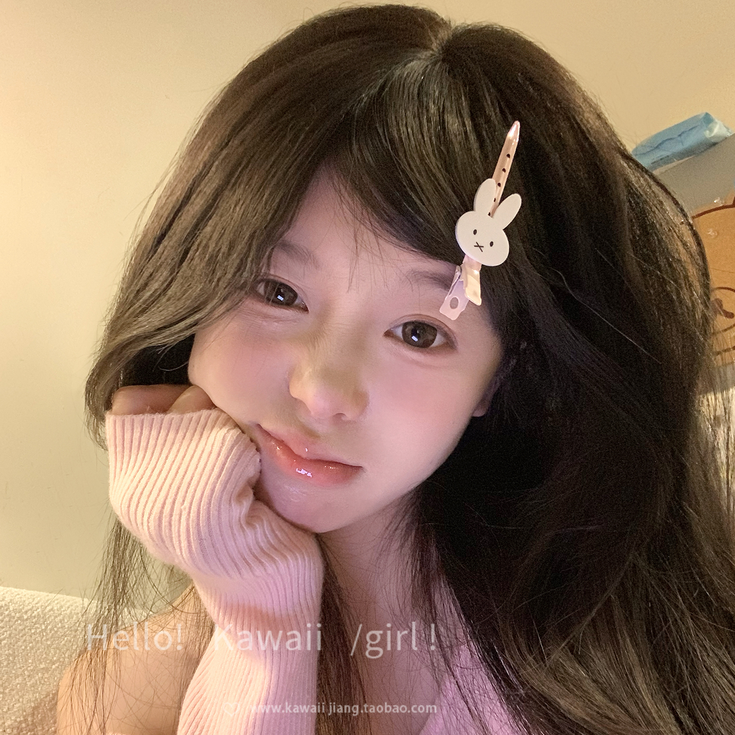 日系卡通可爱米菲兔发夹