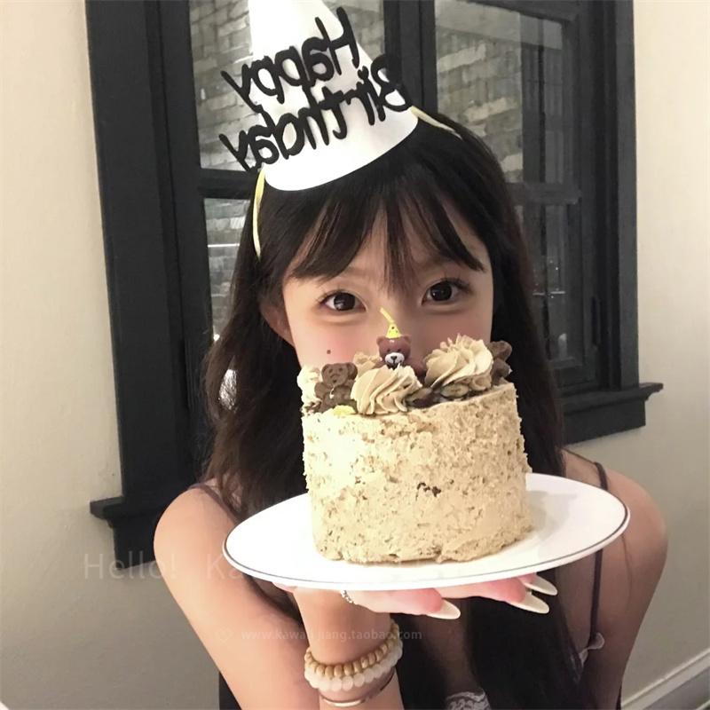 ins毛球生日帽派对装饰发饰