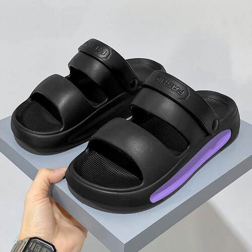 中大童凉鞋男防滑防臭夏季2026新款沙滩鞋初中学生轻便软底凉拖鞋