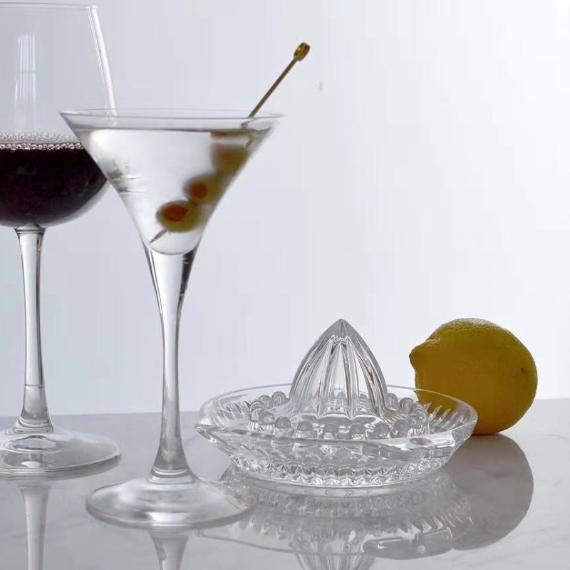 日本进口东洋佐佐木手动玻璃柠檬榨汁器家用简易小型榨汁盘挤柠檬