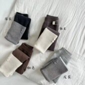 子女宝宝长裤 2025冬季 韩系时尚 外穿儿童洋气拼色裤 新款 女童打底裤