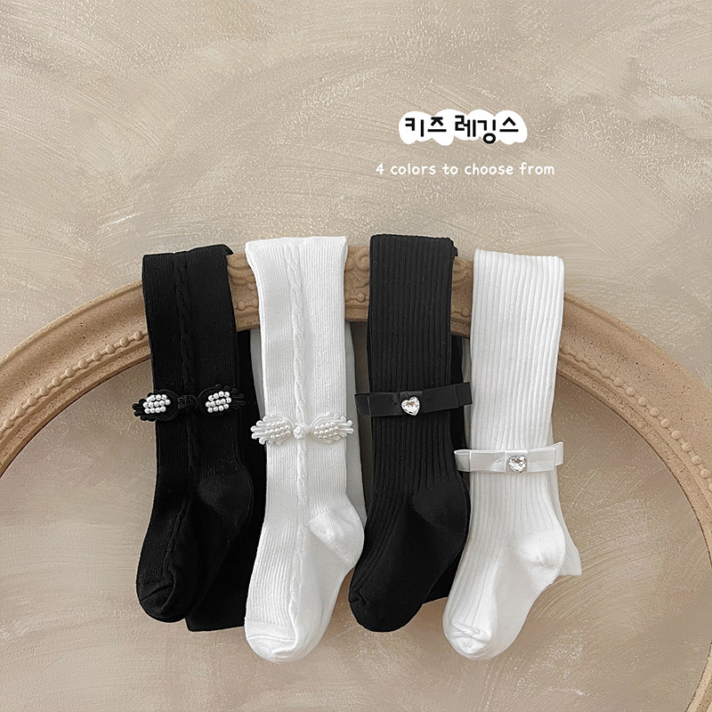 儿童国风纯棉打底裤女童春秋薄款黑白色打底袜小女孩连袜裤外穿,童装/婴儿装/亲子装,裤子,淘宝优惠券,粉丝福利购,淘宝优惠卷