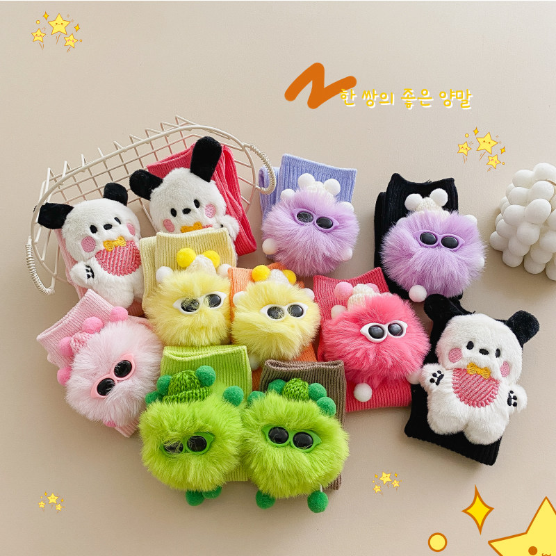 公仔袜儿童袜子潮ins 韩国网红潮童袜长筒男女童棉长筒袜宝宝中筒,童装/婴儿装/亲子装,儿童袜子(0-16岁),淘宝优惠券,粉丝福利购,淘宝优惠卷