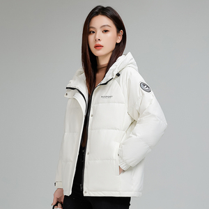 品新颖雅鹿羽绒服女短款小个子2024冬季新款休闲时尚加厚保暖外套