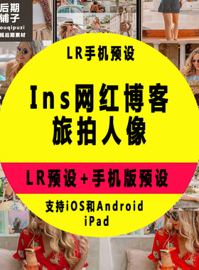 Ins网红博客旅拍人像Lightroom手机LR版预设iOS+Android预设滤镜