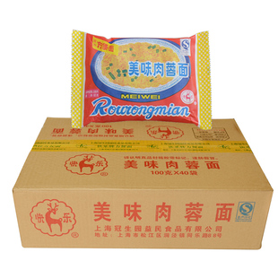 正品儿时的美味上海冠生园快乐美味肉蓉面火锅面砂锅面方便面整箱