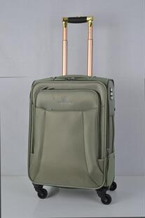 OUESU欧森拉杆箱万向轮20寸行李箱男女密码军绿色登机箱22寸旅行