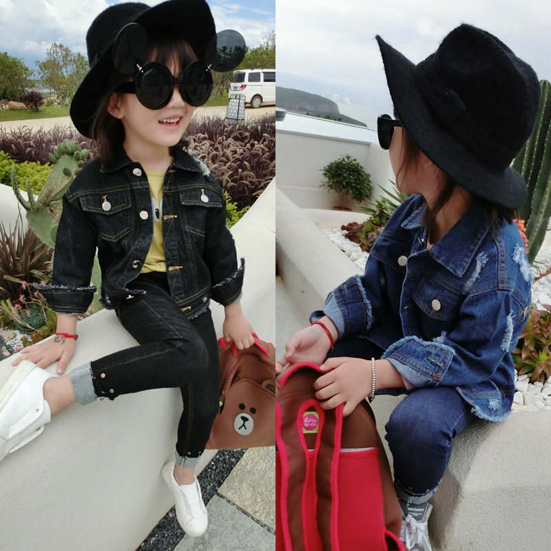 Blouson pour fille en toile - Ref 2157993 Image 1