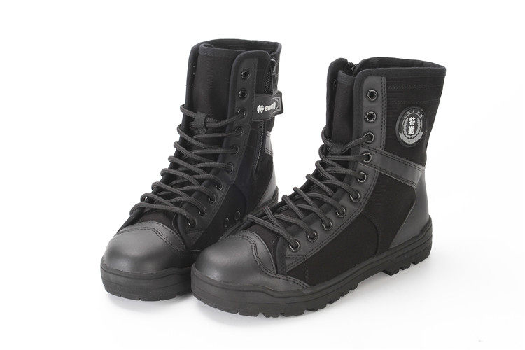 Bottes militaires pour homme en toile - Ref 1398347 Image 5