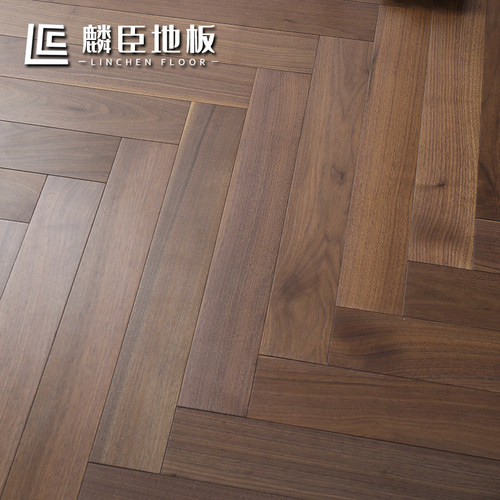 黑胡桃三层人字拼Enf环保3mm木皮