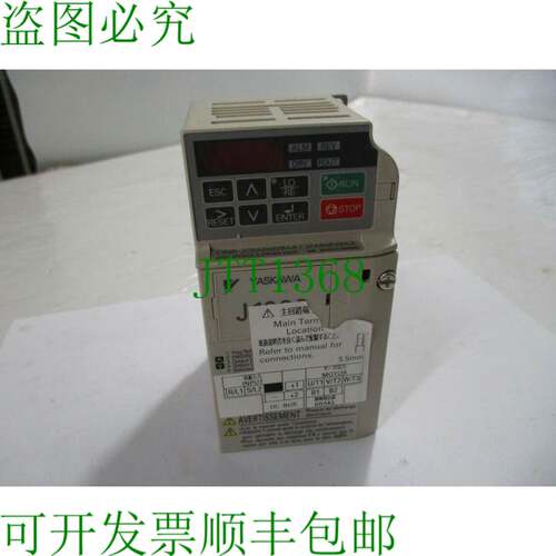 原装供应安川 J1000 CIMR-JCBA0002BAA 0.37kW/0.25kW 版本：A IP