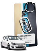 大众原厂全新高尔夫钥匙扣挂件 golf汽车金属钥匙链礼品挂饰 原装