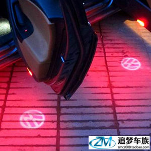 大众高尔夫6速腾新帕萨特迈腾CC途观尚酷昊锐LED投影门灯总成套装