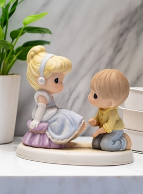 外贸尾货陶瓷水滴娃娃Precious Moments工艺品摆件