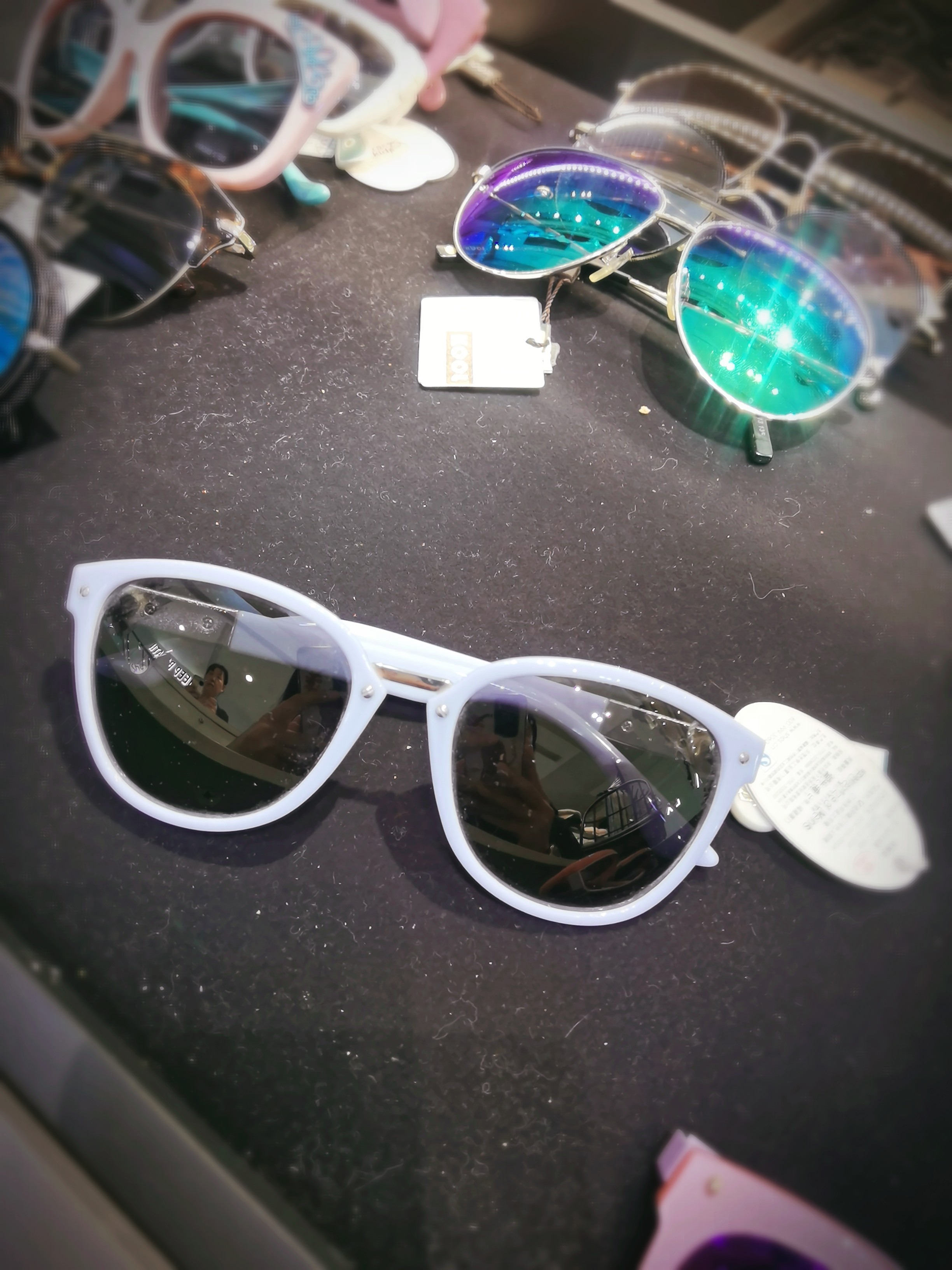 she's茜子专柜正品国内代购香芋紫色偏光太阳镜