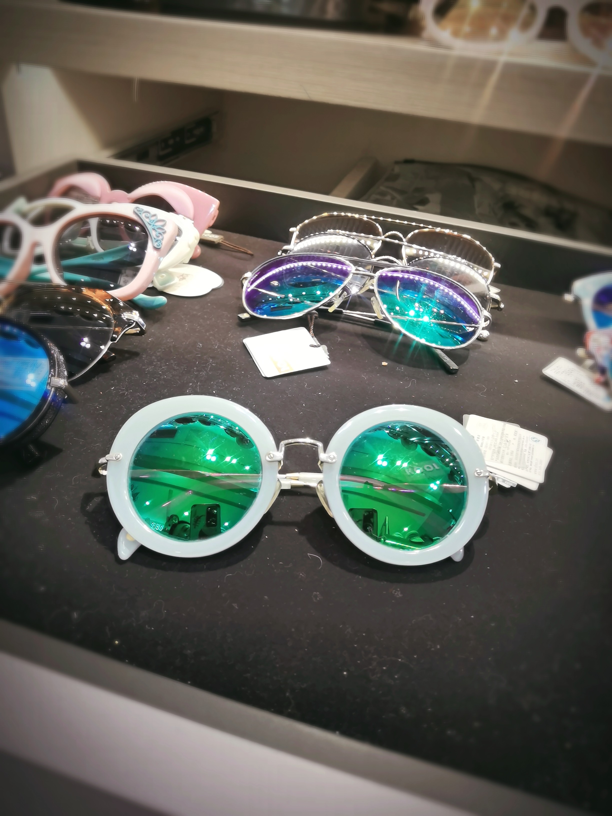 she's茜子专柜正品国内代购太阳镜圆形复古新款墨镜太阳镜时尚