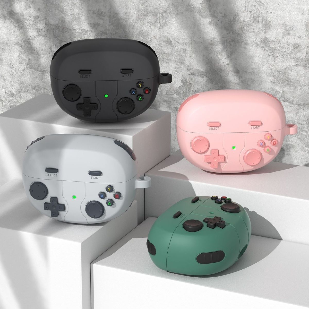 适用Bose ultra open earbuds耳机硅胶保护套软壳3D高级游戏机按键设计款