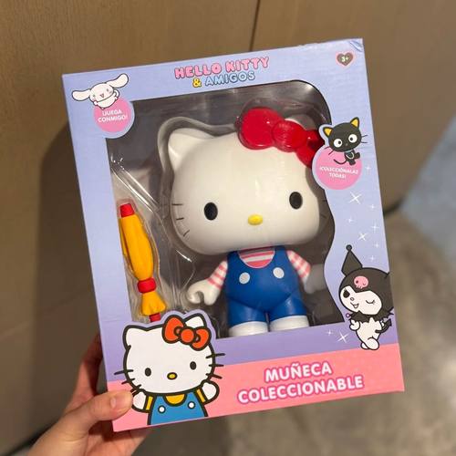 大号Kitty公仔摆件拿伞的凯蒂猫办公室桌面装饰摆件闺蜜女生礼物