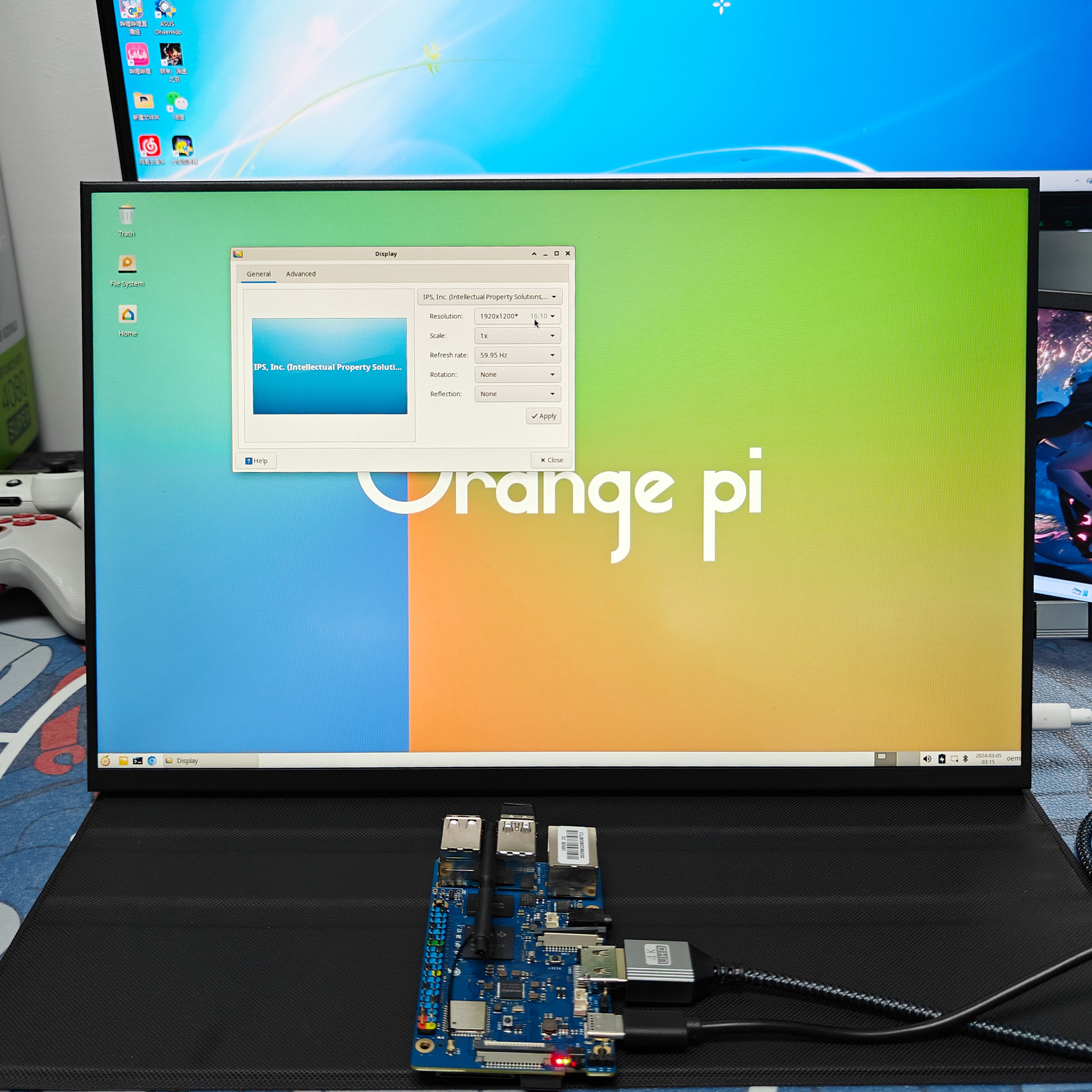 香橙派树莓派14寸15.6寸16寸17.3寸笔记本便携屏HDMI电脑屏1080P