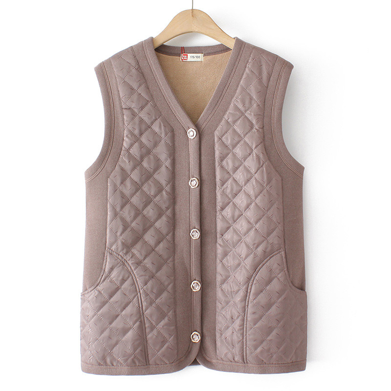 中老年妈妈马甲秋冬新款老太太保暖衣坎肩奶奶外穿洋气马夹,女装/女士精品,马夹,淘宝优惠券,粉丝福利购,淘宝优惠卷