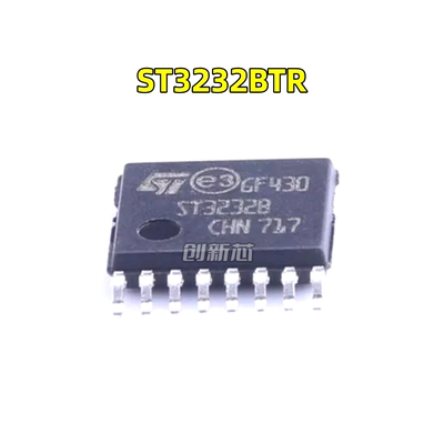 ST3232BTR 丝印ST3232B 线路驱动器和接收器 封装TSSOP16原装正品