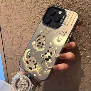 s23fe新款 磨砂s21 note20可爱a55a54a53a35防摔a25a24a22 高级感s22 星空熊猫适用三星s24ultra手机壳硬壳s23