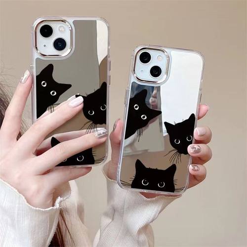 萌宠三只黑猫三星s24ultra手机壳