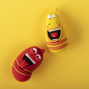 pvc软胶爆笑虫子公仔创意强磁冰箱贴臭屁虫模型手办卡通画冰箱贴