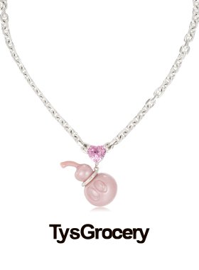 TysGrocery 23 PRAY 爱心宝石大眼葫芦项链【胡先煦同款】