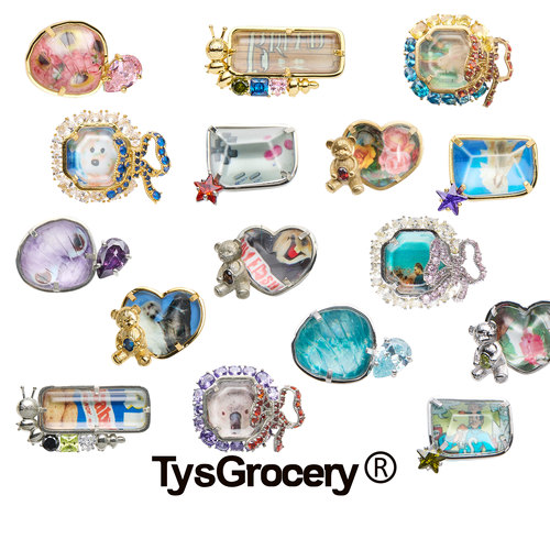 TysGrocery 26 宝石相册系列戒指