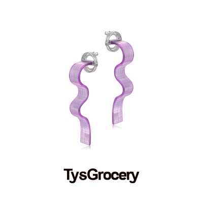 TysGrocery SS2021 A home Issue  小纸条耳环