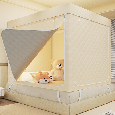 秋冬保暖遮光床幔家用