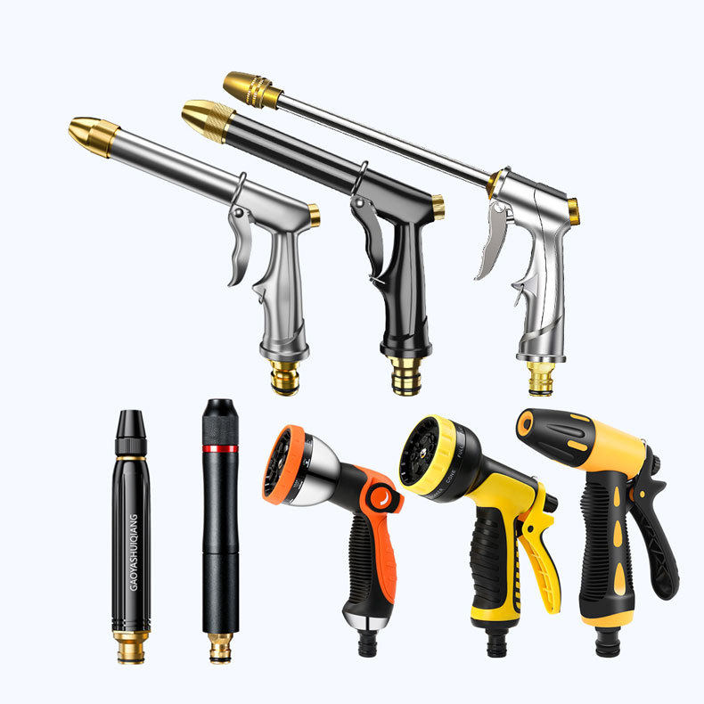 4分6分可调节洗车水枪高压洗车花洒车载家用增压刷车泵清洗神器