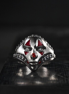 杰森面具戒指男女复古个性设计感